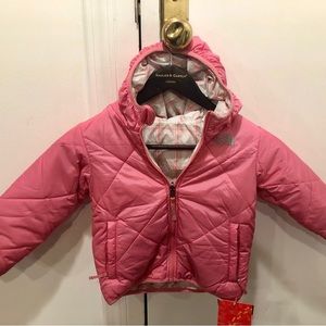 The North Face Girls Toddler 3t reversible jacket